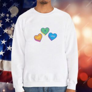 Love is Love Hearts T-Shirt
