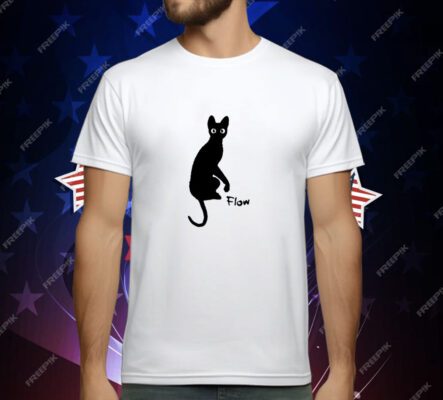 M50 Flow Movie India Ink Cat T-Shirt