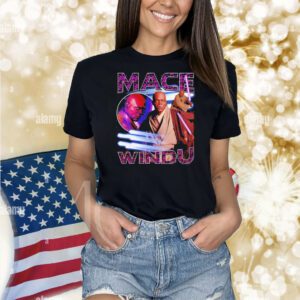 Mace Windu Wookieepedia Star Wars 90s graphic Shirt