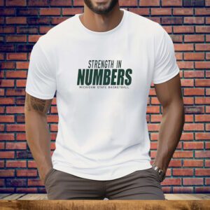 Michigan State Spartans Strength in Numbers Tee Shirt