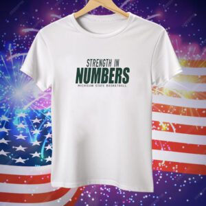 Michigan State Spartans Strength in Numbers Tee Shirt
