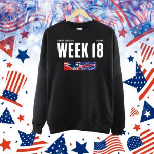 Official New England Patriots Vs Buffalo Bills Week 18 Sunday January 5 2025 At Gillette Stadium Shirt