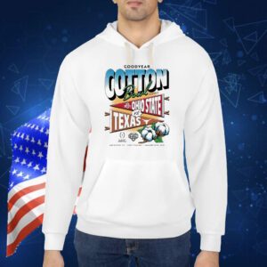 Official Ohio State Buckeyes Vs Texas Longhorns NCAA College Football Playoff Semifinal 2025 Goodyear Cotton Bowl Classic Head-To-Head Jan 10th Shirt