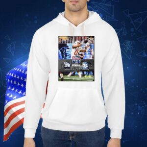 Official Poster Final Texas Longhorns win Arizona State Sun Devils 39 – 31 Score Chick-Fil-A Peach Bowl Season 2024 Shirt