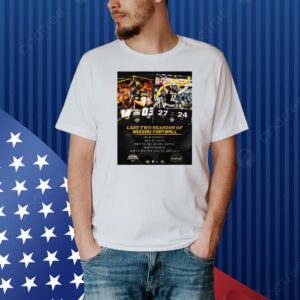 Official Poster Missouri Tigers Last Two Seasons Of Mizzou Football 4-0 Vs Big Ten Big 12 And ACC Shirt