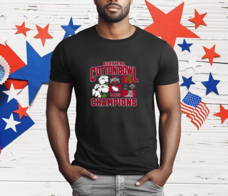 Ohio State Buckeyes College Football Playoff 2025 Cotton Bowl Champions Victory Ahead T-Shirt
