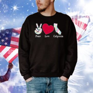 Peace Love California T-Shirt