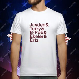 Washington Ampersand Stars Jayden and Terry and B-Rob and Ekeler and Ertz T-Shirt