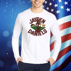 Washington Commanders Jayden Daniels cartoon Shirt