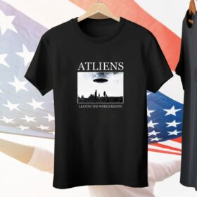Atliens Leaving The World Behind Cover Tee Shirt