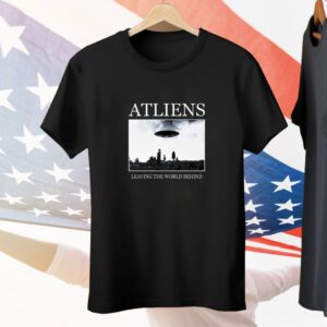 Atliens Leaving The World Behind Cover Tee Shirt