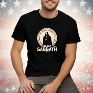 Black Sabbath Self Titled Track List Tee Shirt
