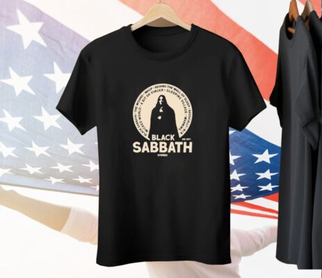 Black Sabbath Self Titled Track List Tee Shirt