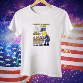 Bootleg Bart I Went To Mt Carmel Dude And It Sucked Tee Shirt