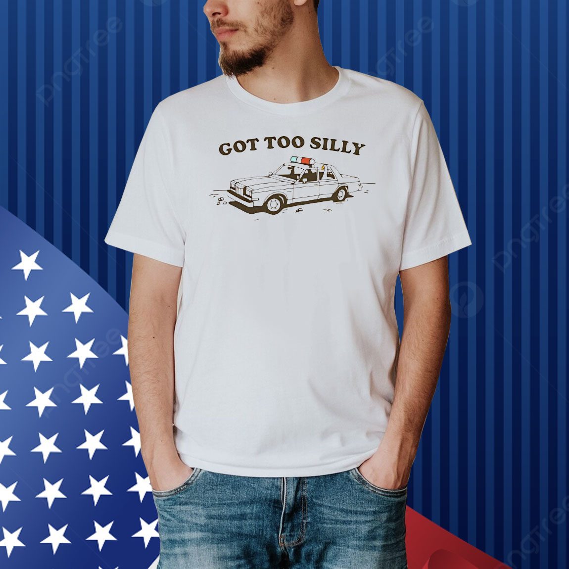 Got too silly police car goose Shirt