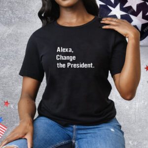 Grant Stern Wearing Alexa Change The President Tee Shirt