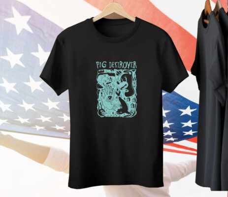 Holymountainprinting Pig Destroyer Flash Tee Shirt