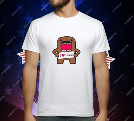 I Love Lean Felt Domo Kun T-Shirt