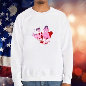 Kirumade Valentines Cut And Sew Wide Body T-Shirt
