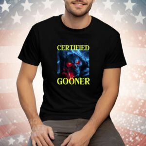 Limted Certified Gooner Tee Shirt