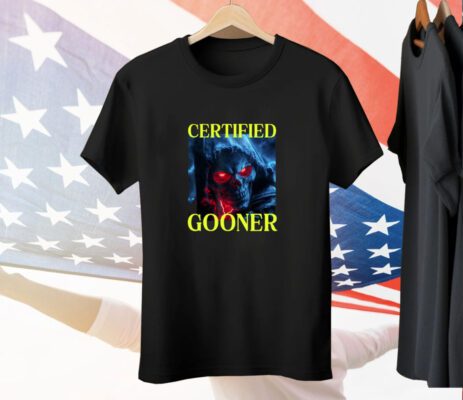 Limted Certified Gooner Tee Shirt