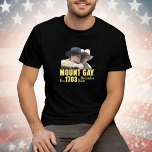 Limted Mount Gay Est 1703 Barbados Rum Tee Shirt