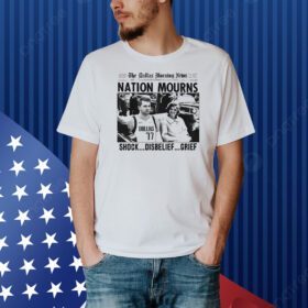 Luka Doncic and Jacqueline Kennedy Onassis The Dallas Morning News Nation Mourns shock disbelief grief Shirt