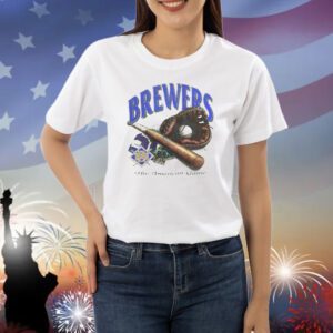 Milwaukee Brewers The American Game MLB logo vintage Shirt