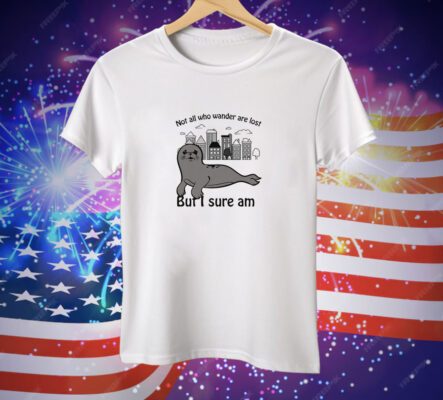 Not All Who Wander Are Lost But I Sure Am Tee Shirt