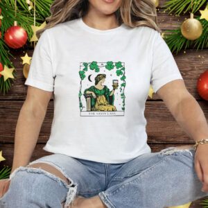 Patrick’s Day The Sassy Lass Tarot Card Tee Shirt