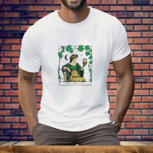 Patrick’s Day The Sassy Lass Tarot Card Tee Shirt