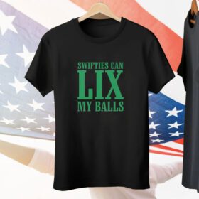 Philadelphia Eagles Swifties Can Lix My Balls Tee Shirt