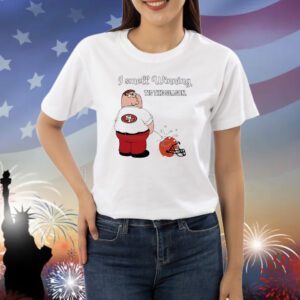 San Francisco 49ers NFL matches I smell winning tis the season Shirt