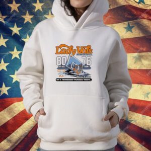 Tennessee Volunteers Lady Vols Basketball on a Tennessee Thursday Night T-Shirt