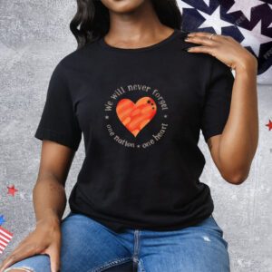 We Will Never Forget One Nation One Heart Bibas Family Tee Shirt