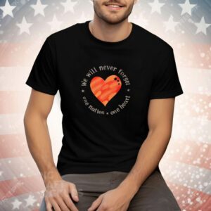 We Will Never Forget One Nation One Heart Bibas Family Tee Shirt