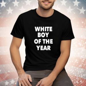 White Βοy Of The Year Tee Shirt