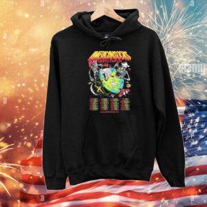 American Socks Summer World Tour 2024 Dates Skeleton T-Shirt