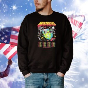 American Socks Summer World Tour 2024 Dates Skeleton T-Shirt