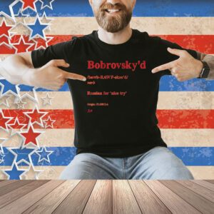 Sergei Bobrovsky Bobrovsky'd Definition Shirt