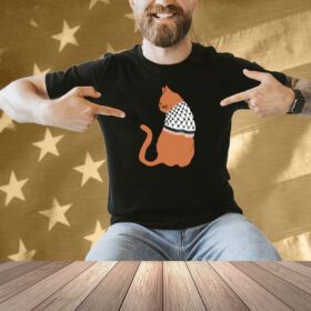 Thecatluminati Palestinian Catfiyyeh Cat Shirt