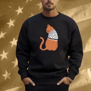 Thecatluminati Palestinian Catfiyyeh Cat Shirt