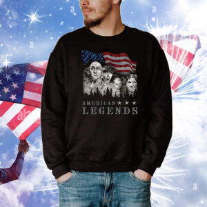 American Legends Rushmorons The Three Stooges T-Shirt