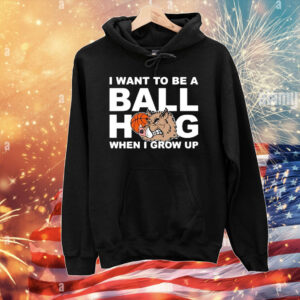 Arkansas Razorbacks I Want To Be A Ball Hog When I Grow Up T-Shirt