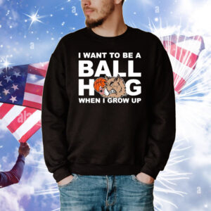 Arkansas Razorbacks I Want To Be A Ball Hog When I Grow Up T-Shirt