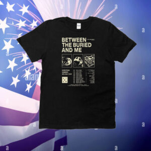 Between The Buried And Me The European Summer Holiday 2025 Tour Dates T-Shirt