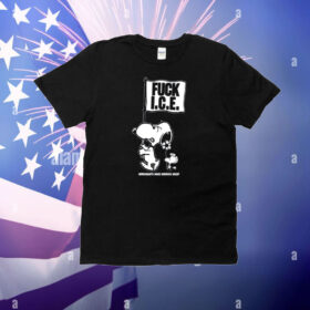 Fuck Ice Flag Immigrants Make America Great T-Shirt