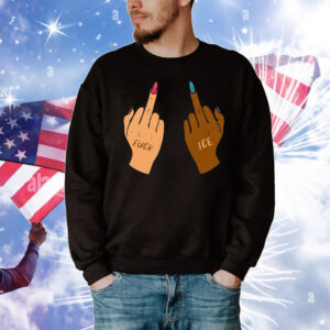 Fuck Ice Middle Fingers Protect Immigrants Anti Ice T-Shirt