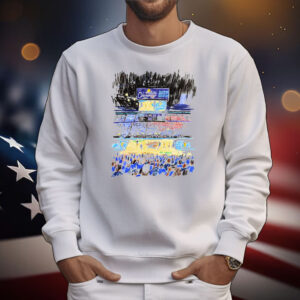 Oklahoma City Thunder Indiana Pacers Stadium Art T-Shirt