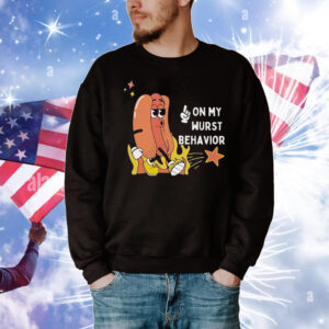 On My Wurst Behavior Hotdog T-Shirt
